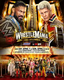 WrestleMania 39 постер
