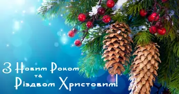 З Новим роком та Різдвом Христовим!